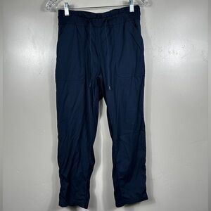 Lululemon Beyond the Studio Crop Jogger True Navy Blue First Release Size 6